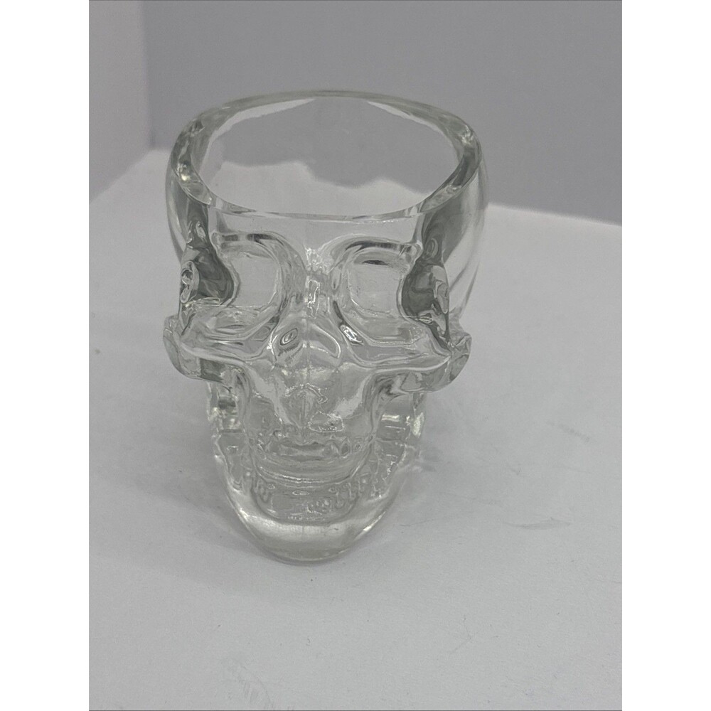 Crystal Head Vodka Clear Glass Skull Shot Glass 2 oz Dan Aykroyd